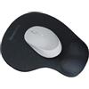lorenzini Tappetino Mouse con Poggiapolsi in Gel, Mouse Pad Professionale, Ergonomico, Portatile, Compatto, per Università Viaggio e Lavoro