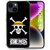 Cokitec Cover per Iphone 14 (6.1) Manga One Piece Testa di Morte
