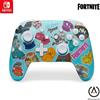 PowerA Controller Senza Fili avanzato per Nintendo Switch - Sticker mania di Fortnite, Nintendo Switch modello OLED, Nintendo Switch Lite, Gamepad, controller di gioco, controller Bluetooth