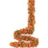Weldomcor 5 Pezzi da 2,45 m Artificiale Ghirlanda di Fiori Arancia Rosa Viti Fiori di Seta Appesa Rattan Ghirlanda All'aperto Decorazione Per Arco di nozze Camera da Letto Casa Giardino Decorazione