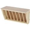 Kerbl Pet Kerbl Ruggine di fieno in legno con seduta per stalla/beccuccio, per conigli/conigli/porcellini d'India/roditori, 37 x 17 x 20 cm