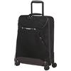 Samsonite Neoknit - Borsone con 4 Ruote S, 55 cm, 36.5 L, Nero (Black/White)