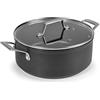 Lacor Anodized - pentola con Coperchio, Alluminio anonizado 28 cm