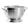 INOXPRAN - Scolapasta in Acciaio Inox, Colino Professionale con Manici per Scolare Ogni Tipo di Pasta, Design Classico e Moderno, Resistente ad Urti e Graffi, Made in Italy