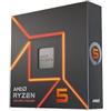 AMD Ryzen™ 5 7600X Processeur, 6 Cœurs/12 Threads Débridés, Architecture Zen 4, 38MB L3 Cache, 105W TDP, Jusqu'à 5,3 GHz Fréquence Boost, Socket AMD 5, DDR5 & PCIe 5.0