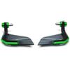 IBNBRO Paramani Per Moto Universale Per Kawasaki Z750 Z800 Per Z900 Z1000 Per Versys 650 Per Versys 1000 NINJA300 Per Z900RS Lega Alluminio Moto Protezione Della Mano 22MM Paramani Manubrio(Verde)