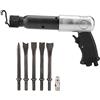 Gearwell Kit martello pneumatico per carichi pesanti da 250 mm - Martello pneumatico con punte a scalpello, set di attrezzi per compressore d'aria per demolizioni e applicazioni pesanti