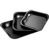 Zenker Set di 3 Rostiere teglie da forno, materiale acciaio al carbonio, rivestimento antiaderente, lavaggio a mano, dimensioni varie