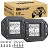 RIGIDON 2x faro da lavoro led, incassato 5 pollici 12W fari di profondità