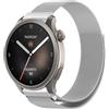 PaceBid 22mm Metallo Cinturino per Amazfit Balance 3/2/Ultra,Cheetah2 Ultra | Acciaio Inossidabile in Metallo Magnetico Cinturino di Ricambio per Amazfit Balance/Bip 6/Bip5/Bip Max, Argento