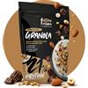 1 ATTIMO IN FORMA - Granola Proteica 21% con Noci e Cioccolato, 1 Confezione da 300g, Granola Senza Zucchero Aggiunto Cereali Integrali Colazione Proteica Fiocchi di Avena Integrale Ricca di Fibre.