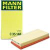 Mann Filter MANN-FILTER C 35 148 Filtro dell'aria - per Autovetture + veicoli commeriali
