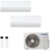 Samsung Climatizzatore Samsung Cebu S2 Dual Split 9000+12000 R-32 Wi-Fi A+++ AJ050TXJ2KG 9+12