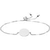 Fossil Bracciale Da Donna Classico, Bracciale In Acciaio Inossidabile Argento 216 mm, JF03168040