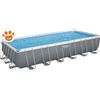 Bestway Piscina Power Steel 30045 Lt. (732x366x132cm) Filtro a Sabbia (5678 Lt/h) - Piscina Power Steel (732x366x132cm)