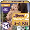 Essity Pannolini Libero Newborn 34 Pezzi Taglia 2 Per Bambini 3-6 Kg Essity 841927 - Pannolini E Accessori