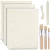WEBEEDY Kit di tela per rilegatura comprende 3 panni di rilegatura 92 x 100 cm, tessuto di riparazione bianco 2 strati di carta per cartelle in osso e 3 pennelli per riparare la rilegatura di vecchi