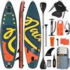 NACATIN Tavola gonfiabile da 10'6/320 cm, con seduta per adulti, Stand Up Paddling Board con doppia pagaia, seggiolino per kayak, pompa, zaino, tracolla, borsa a secco, set di riparazione per lago