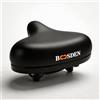 BOOSDEN Sedile per bicicletta morbido, comodo cuscino per sella in gel, impermeabile in memory foam, ideale per uomini e donne su bici da strada, mountain bike, cyclette, marrone