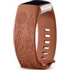 Cinturini di ricambio per Fitbit Charge 2, cinturino di ricambio per accessori morbidi, fermaglio di metallo sicuro Fitbit Charge 2 (6,7-8,1)-bianco