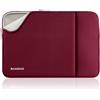 BAAGOAZ Custodia per 11-13 Pollici Laptop Compatibile con 11,6 Pollici PC Notebook Chromebook Computer Portatile, 13,3/13,6 MacBook Pro Air M4 M3 M2 M1 & Surface Sleeve Borsa Protettiva, Rosso