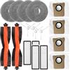 Generic Kit di ricambio accessori compatibili con XIAOMI X20 Plus, X20+, X10 Plus Robot Aspirapolvere Parti 2 Spazzole Principali 4 Spazzole Laterali 4HEPA Filtro 4Mop Panno 4Sacchetti per la Polvere