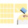 Lhbwhiz Set di colla per puzzle Lhbwhiz,colla per puzzle con raschietto,pellicola trasparente per puzzle,pellicola adesiva autoadesiva salva puzzle,colla per puzzle facile da fissare(18 x 25 cm)