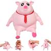 Bukezudang Maialino Giocattolo,Maiale Rosa Antistress, Maialino Antistress, Giocattolo Da Schiacciare a Forma Di Maiale, Piggy Giocattolo, Adatto Per Adulti & Bambini Sollievo Dallo Stress