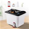 CGOLDENWALL Sauna a Vapore Portatile 4L, Domestica Generatore di Vapore con 10m Telecomando, Controllo Touchscreen, Adatto alla Tenda Sauna, 2000W