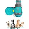 Havenfly Stivali per Cani, 2pcs Scarpe per Cani Traspirante Antiscivolo con Cinghie Regolabili Riflettenti per Cani Piccola Taglia Media
