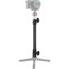 Andoer Morsetto a C universale multifunzionale in lega di alluminio asta di prolunga regolabile per treppiede di lunghezza regolabile 28-46 cm per la fotografia con fotocamera