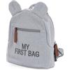 Child Home Zainetto Childhome My First Bag Grigio Tela