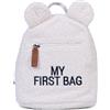 Child Home Zainetto Childhome My First Bag Teddy Teddy Bianco