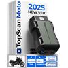 TOPDON TopScan Moto Strumento diagnostico OBD2 per moto, lettore di codice | OBD2 senza fili per Harley/Ducati/BMW/Kawasaki/Suzuki/Yamaha/Honda, tutti i sistemi, con funzioni di ripristino a caldo