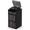 Glorious MODULAR MIX RACK Mobile professionale per Giradischi e Vinile, Nero