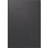 BRUNNEN Agenda tascabile modello 723 (2025), 2 pagine = 1 settimana, A7, 160 pagine, copertina in plastica, colore nero