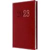 Collins Chelsea Slim Agenda 2023 - Agenda 2023, colore: Rosso (ND73.15-23) - Agenda completa e agenda