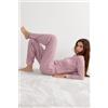 Intimissimi Pantalone Lungo In Modal Chic Comfort Rosa Scuro