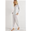 Intimissimi Pantalone Lungo In Modal Chic Comfort Grigio