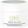HOR- Crema Piedi Elixir 50ml, Rigenerante e Idratante, Ammorbidisce, Rinfresca e Rivitalizza la Pelle Melanin-Rich, Formula Vegan Made in Italy, Cura Quotidiana per Piedi Secchi, Screpolati o Stanchi