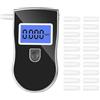 Alcohol Tester GREENWON - Alcoolometro digitale omologato. Rilevatore professionale del livello di alcol con schermo LCD e sfondo blu. 10 ugelli monouso inclusi. Utilizza 3 batterie AAA