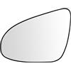 SENZEAL Vetro dello Specchietto Lato Guida Sinistro Riscaldato con Piastra Portante per Citroen C1 Peugeot 108 Toyota Aygo 2014-2022 1612468180 1612467880 (Sinistro)
