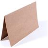 Vaessen Creative Biglietti Florence per Progetti Creativi Kraft (marrone) - Robusti 200 gsm - Biglietti Piegati - 10,5 x 15,7 cm- Papercraft - Ideali come Biglietti d'auguri, Inviti - Scatola di Stoccaggio Inclusa