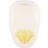 Vaessen Creative Fustella diamantata 2,1 x 2,5 cm, per bricolage, carta da scrapbooking o decoupage, colore bianco oro