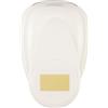 Vaessen Creative Fustella rettangolare 5 cm, fustellatrice Jumbo grande, 1 pezzo, fino a 160 g/m², per fai da te con carta e scrapbooking, bianco/rosa, 2,2 x 4,4 cm