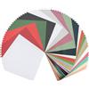 Vaessen Creative Cartoncino Florence Texture, madreperla, glitter e metallizzato - Materiali per Biglietti colorati 30,5 x 30,5 cm - 75 Fogli - Carta per Scrapbooking, Biglietti e altri Progetti- 200-216 gsm