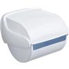 TATAY Portarotolo con coperchio Modello Olympia, in Polypropylene (PP) Colore Bianco Misure 13 x 13.5 cm