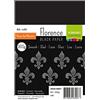 Vaessen Creative Cartoncino Florence Liscia - Materiali per Biglietti colorati A6 - Nero - 40 Fogli - Carta colorata per Scrapbooking, Biglietti, Fustellatura e Progetti con la Carta - 300 gsm