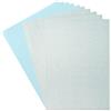 Vaessen Creative Carta e Cartoncino Glitterati Florence - Supporti colorati A4 per Creazione di Biglietti - Aqua/Ocean - 10 Fogli - Carta colorata Scrapbooking, Biglietti e Lavori con Carta - 250/216 g/m²