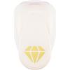 Vaessen Creative Perforatrice diamantata - 4,1 x 5 cm - punzonatrice per carta fai da te, carta per album, carta per decoupage, bianco oro